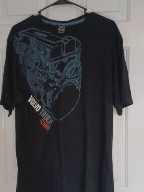 Official Volvo Merchandise Volvo Trucks Men's Sz XL Black Graphic TShirt Cotton